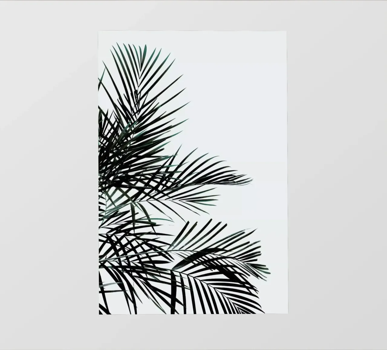 Lush Tropical Palms telo in pvc da Studio Nahili