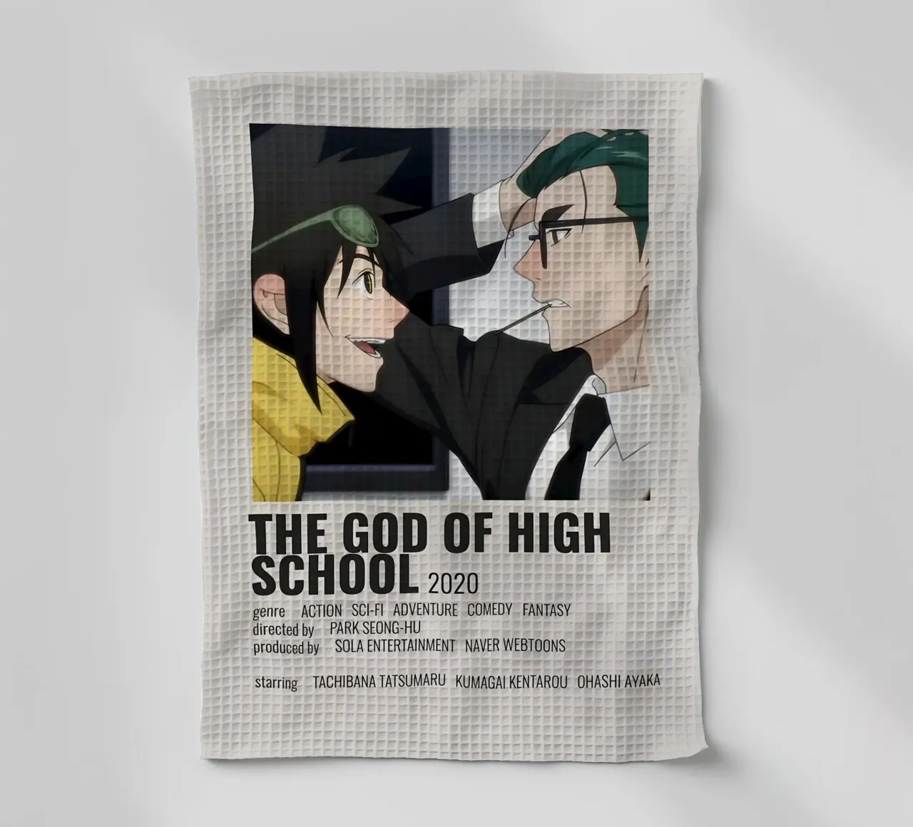 THE GOD OF HIGH SCHOOL 2020 canovaccio da cucina da Totoya
