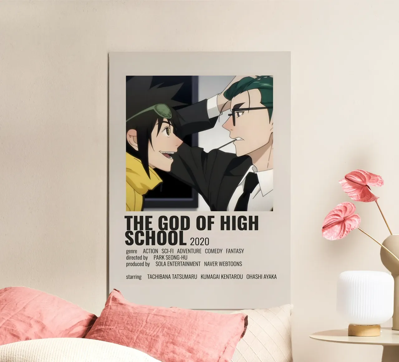THE GOD OF HIGH SCHOOL 2020 carta hahnemühle da Totoya