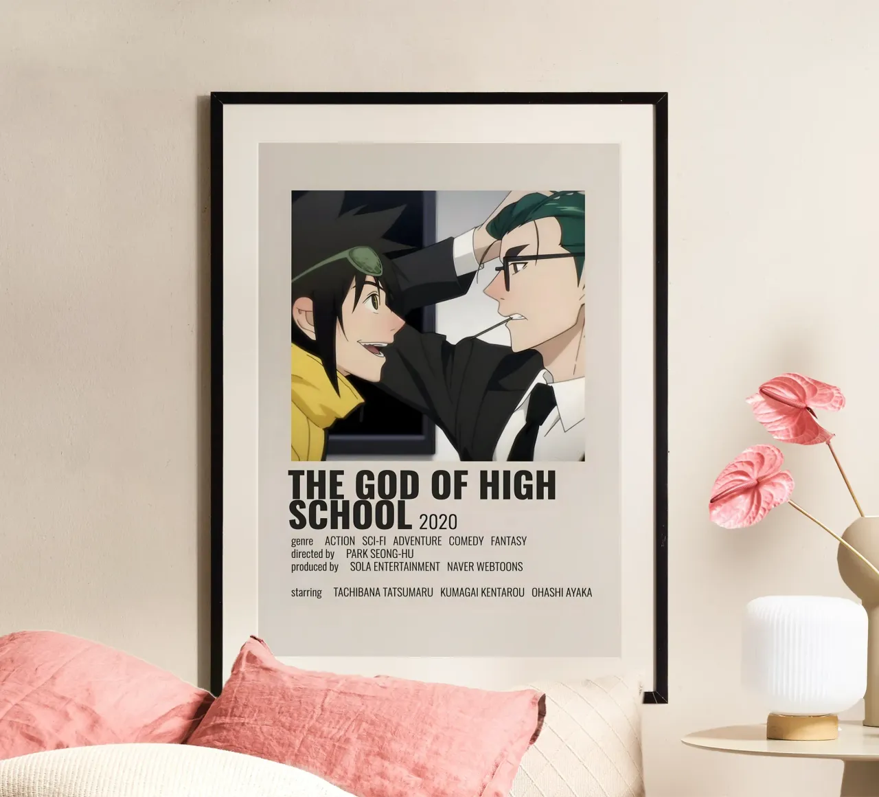 THE GOD OF HIGH SCHOOL 2020 carta hahnemühle da Totoya