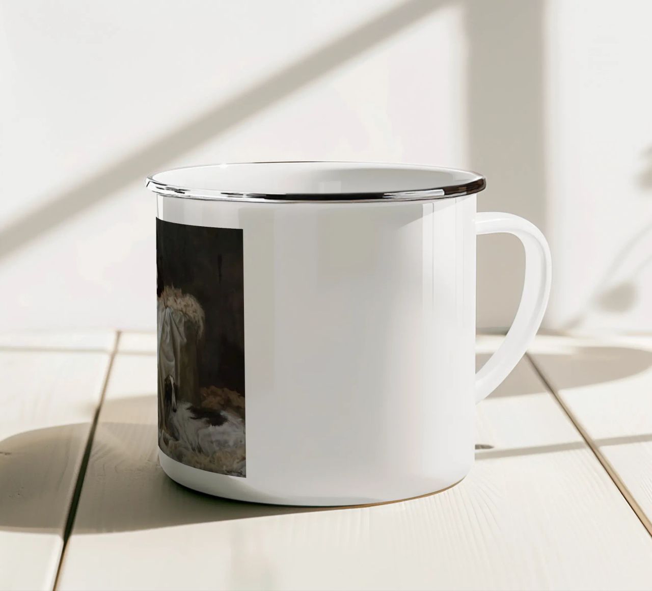 Meowpatra tazza in smalto da Birgitart