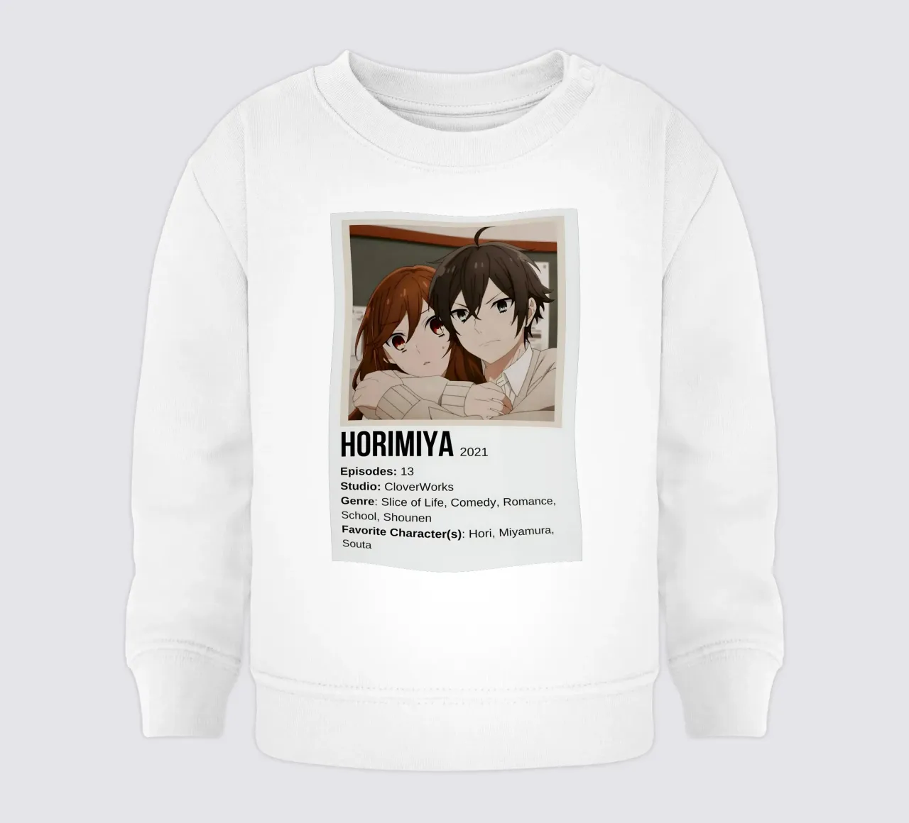 HORIMIYA 2021 felpa neonato da Totoya