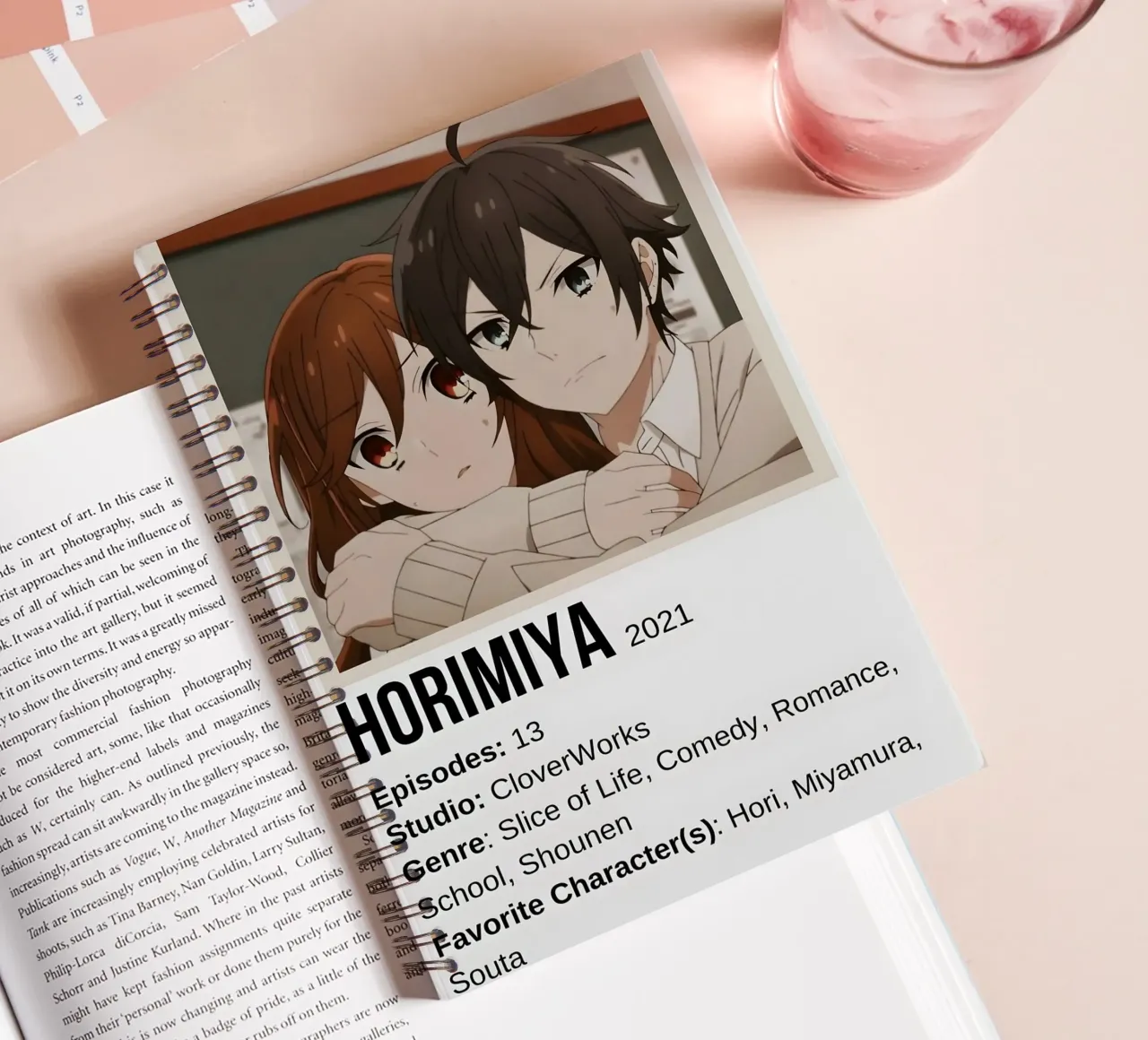 HORIMIYA 2021 spiral notebook by Totoya