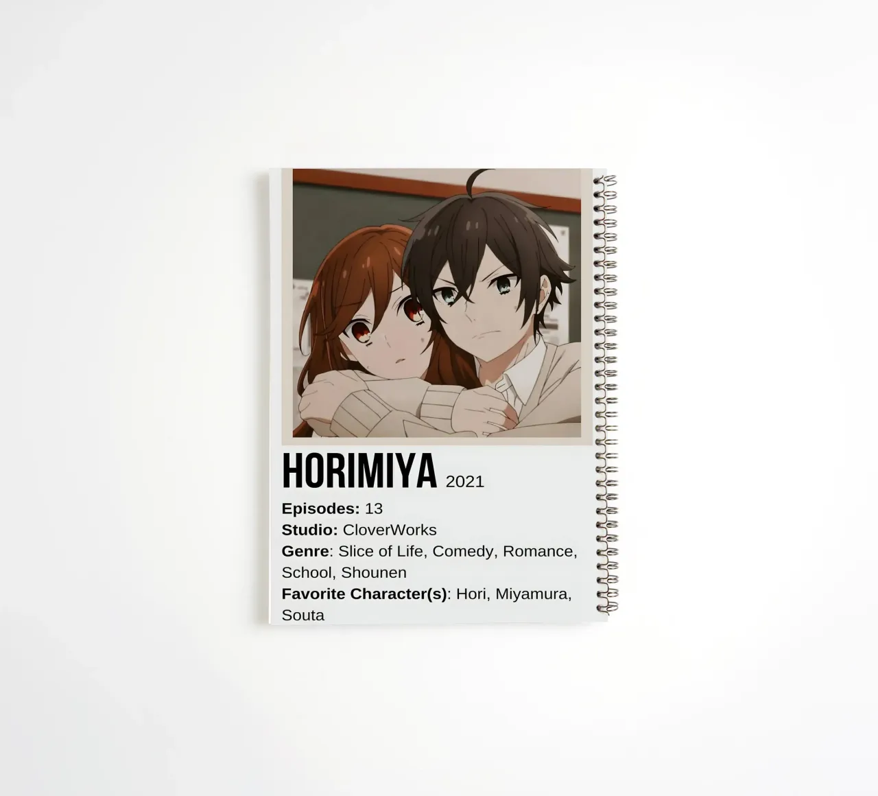 HORIMIYA 2021 spiral notebook by Totoya