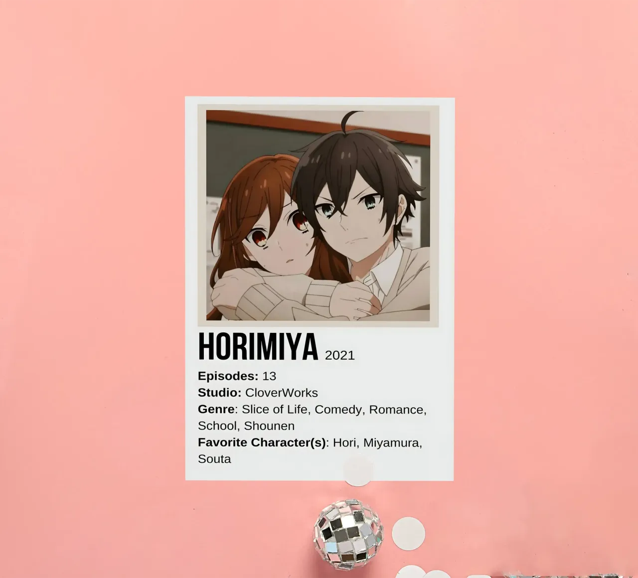HORIMIYA 2021 Sticker von Totoya