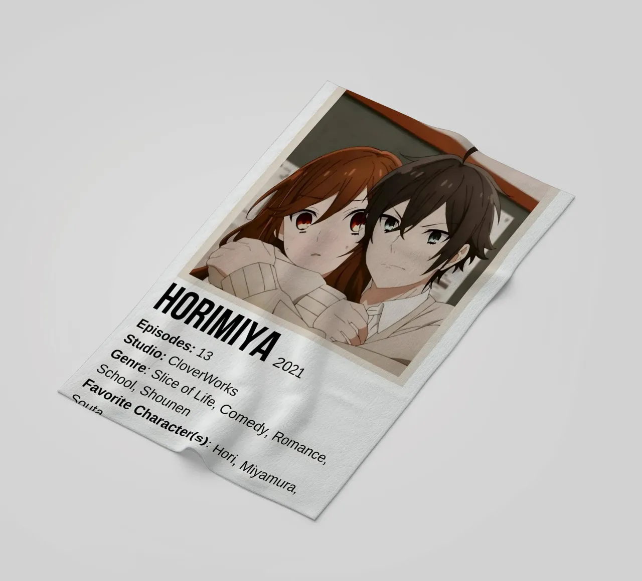 HORIMIYA 2021 telo mare da Totoya