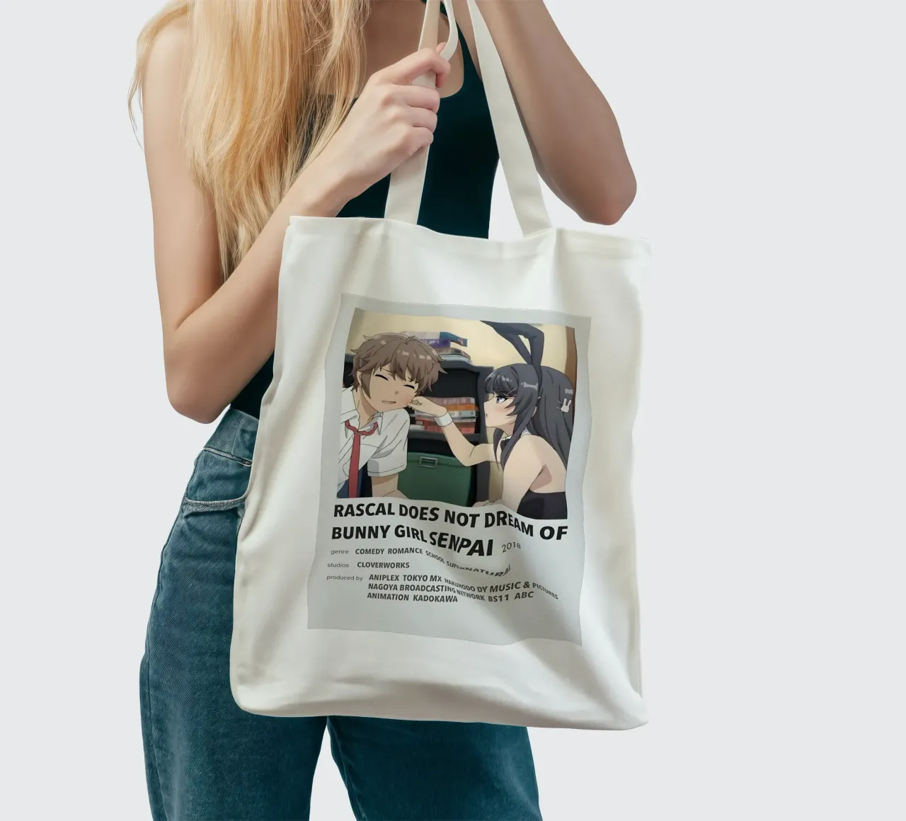 RASCAL DOES NOT DREAM OF BUNNY GIRL SENPAI 2018 borsa in juta da Totoya