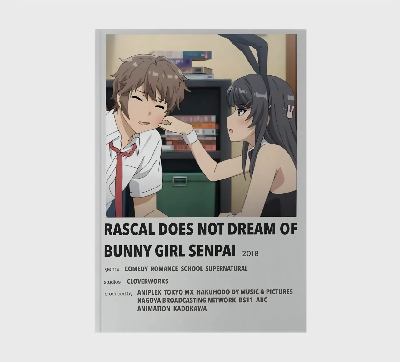 RASCAL DOES NOT DREAM OF BUNNY GIRL SENPAI 2018 notebook by Totoya