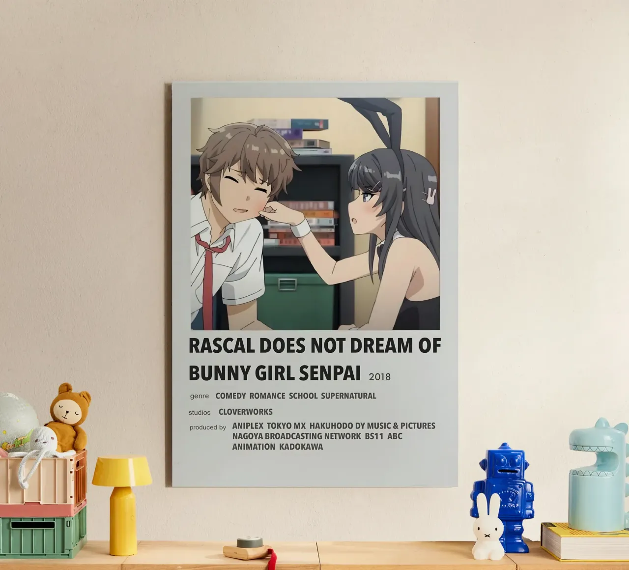 RASCAL DOES NOT DREAM OF BUNNY GIRL SENPAI 2018 alluminio dibond da Totoya