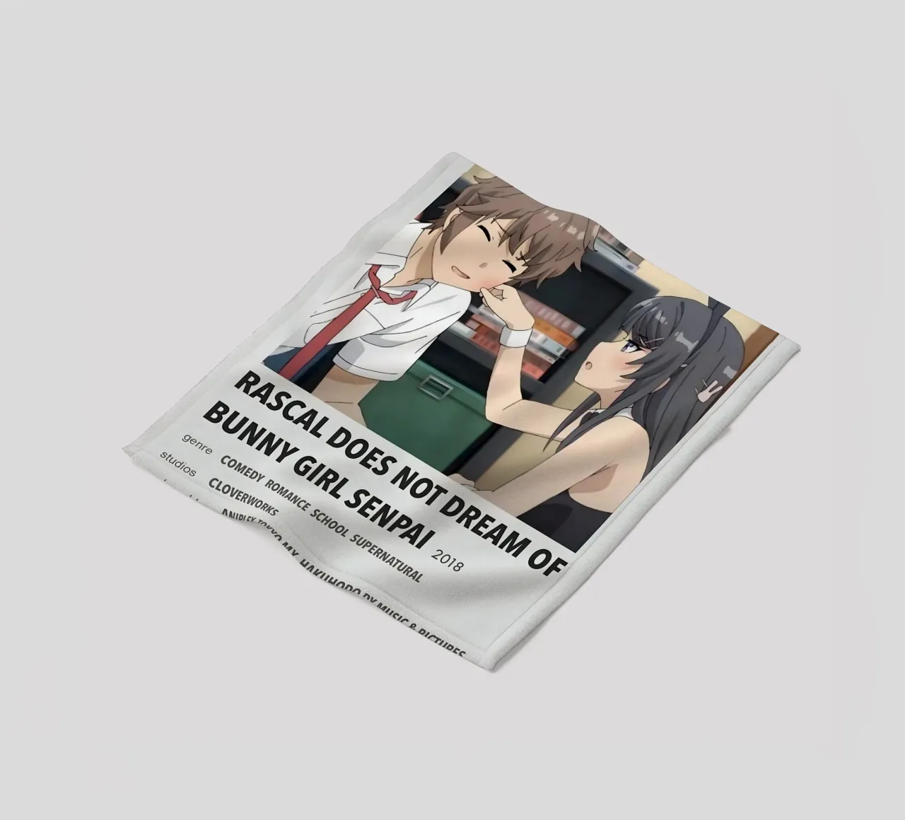 RASCAL DOES NOT DREAM OF BUNNY GIRL SENPAI 2018 coperta in pile da Totoya
