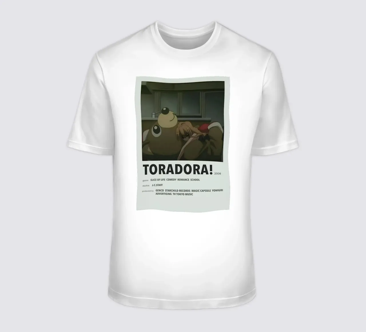 TORADORA!  2008 t-shirt by Totoya