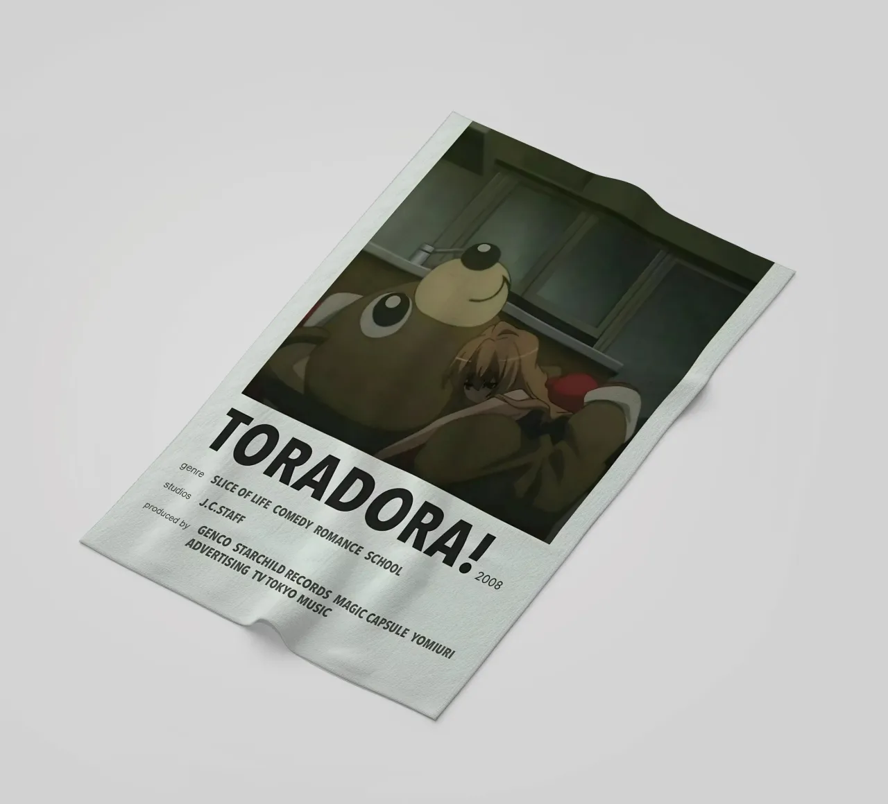 TORADORA!  2008 telo mare da Totoya
