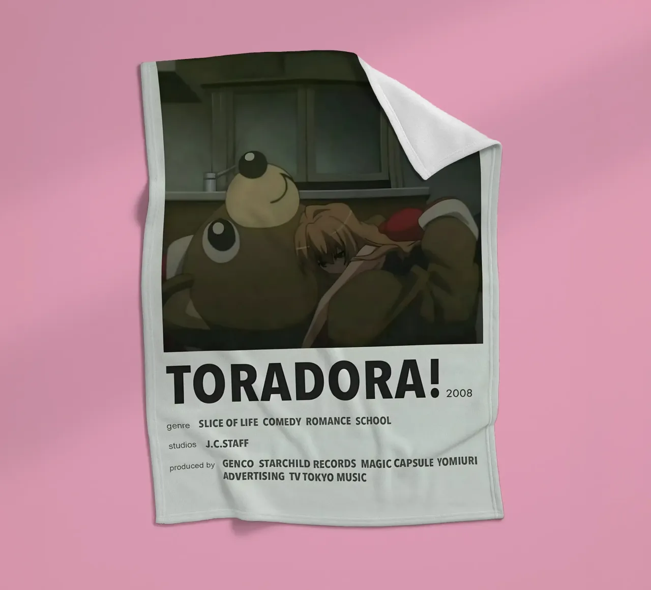 TORADORA!  2008 coperta in pile da Totoya