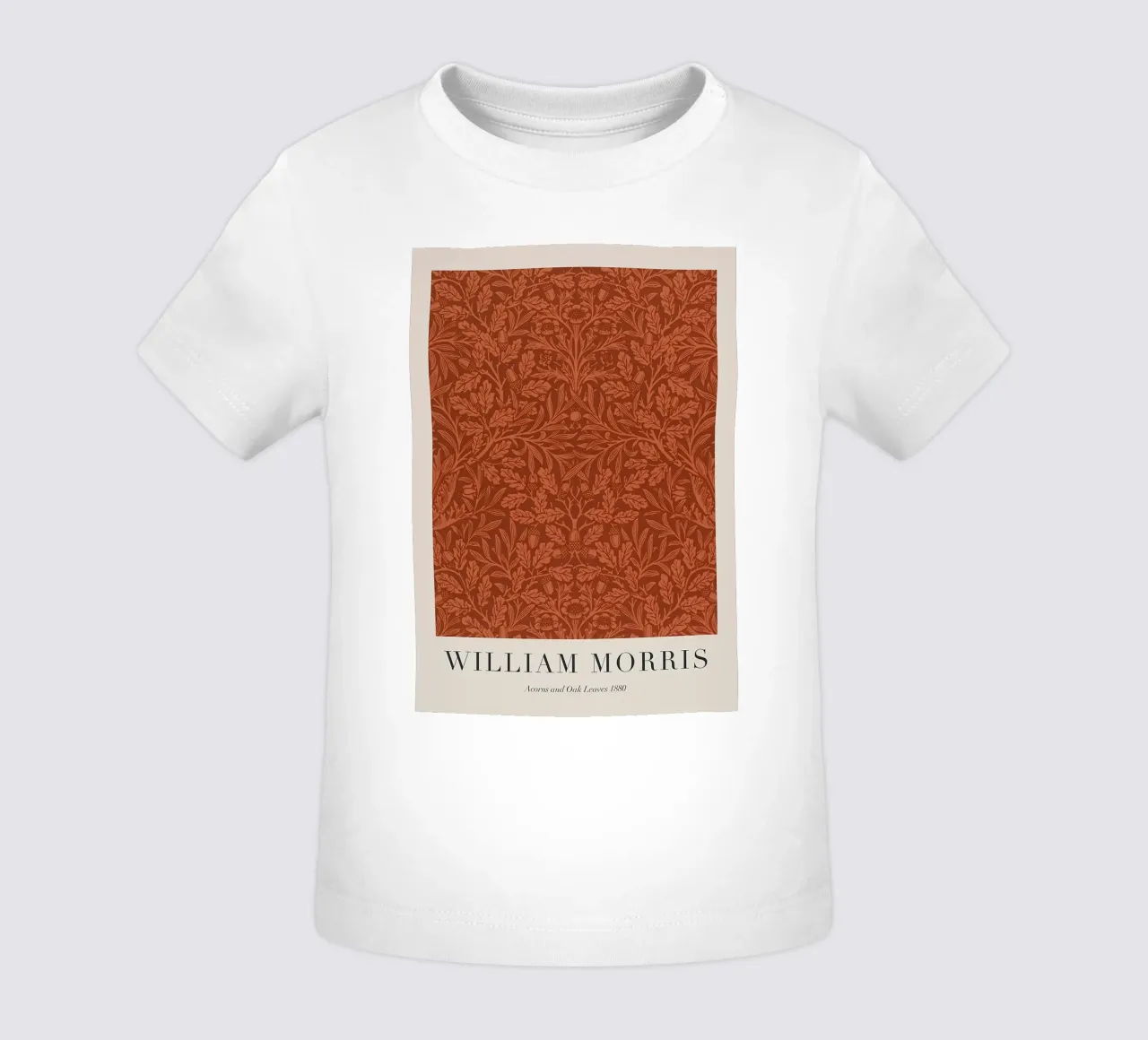 William Morris Ghiande e foglie di quercia 1880 maglietta neonato da Kunzeworld