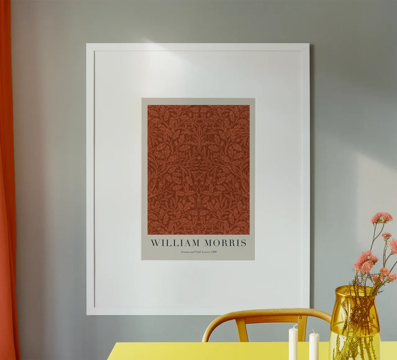 William Morris Ghiande e foglie di quercia 1880 poster da Kunzeworld