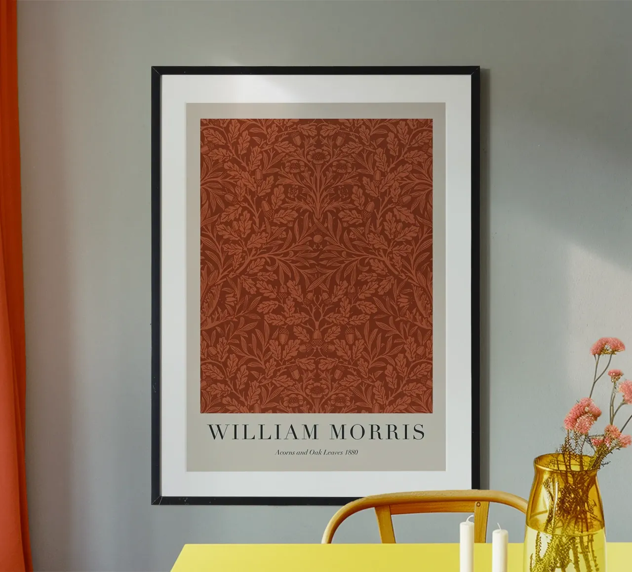 William Morris Ghiande e foglie di quercia 1880 poster da Kunzeworld