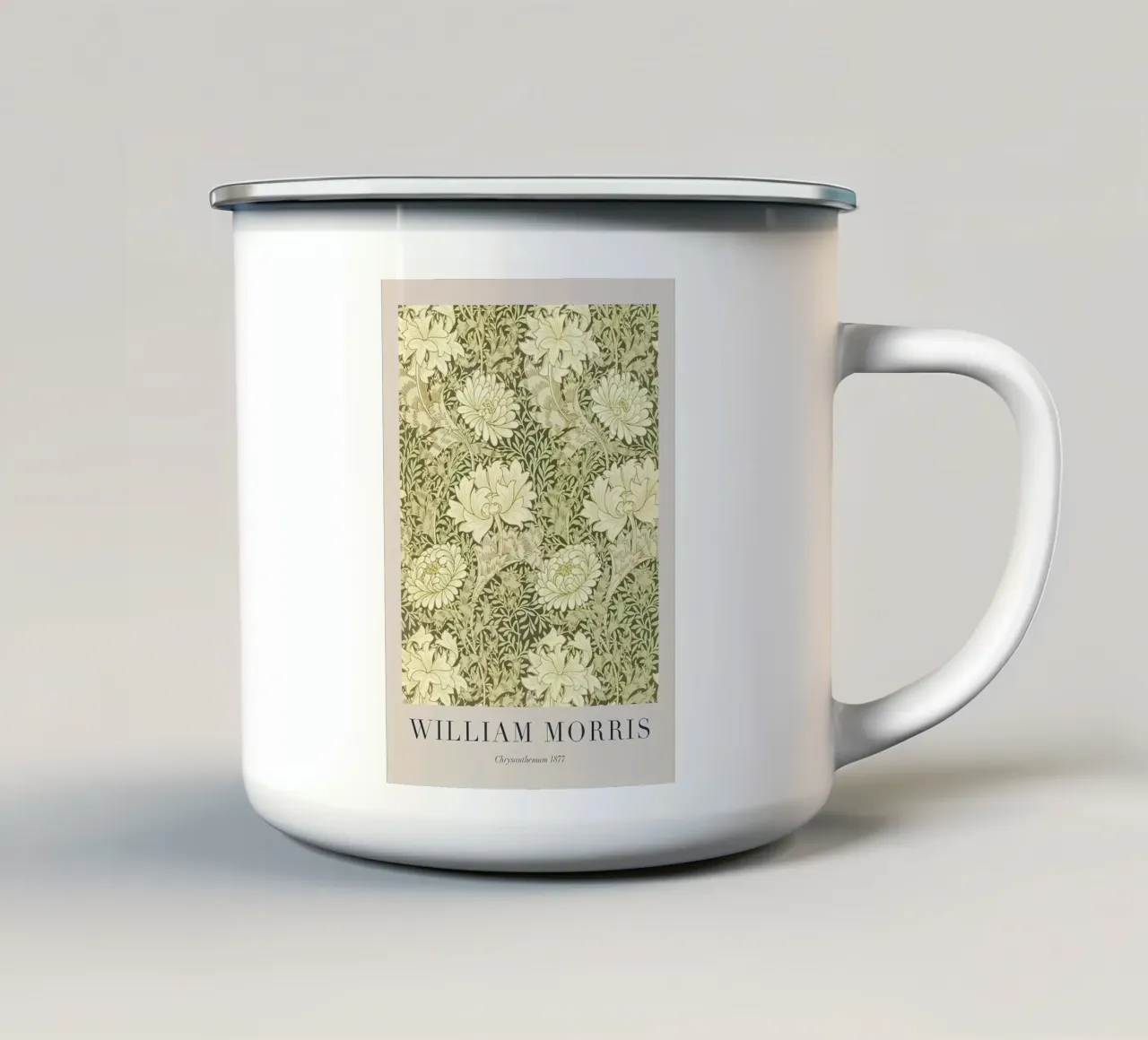 William Morris Crisantemo 1877 tazza in smalto da Kunzeworld
