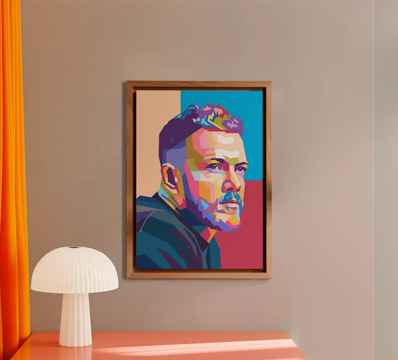 Dan Reynolds Imagine Dragons alu-dibond by Hantamrata