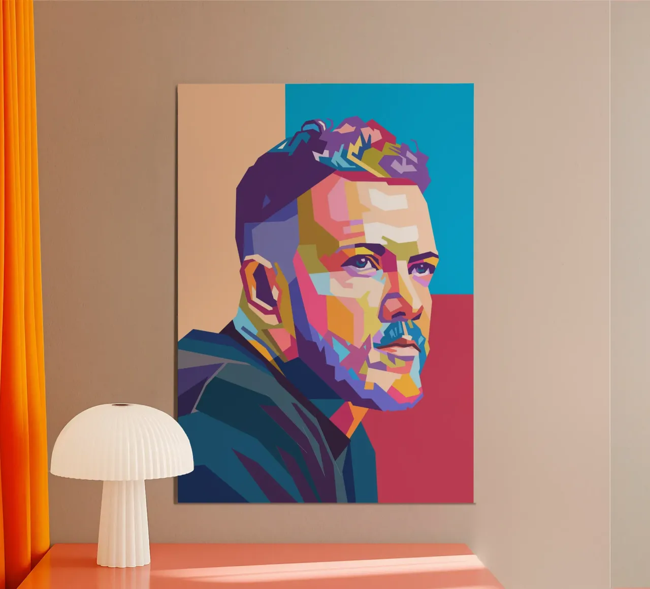 Dan Reynolds Imagine Dragons alu-dibond by Hantamrata