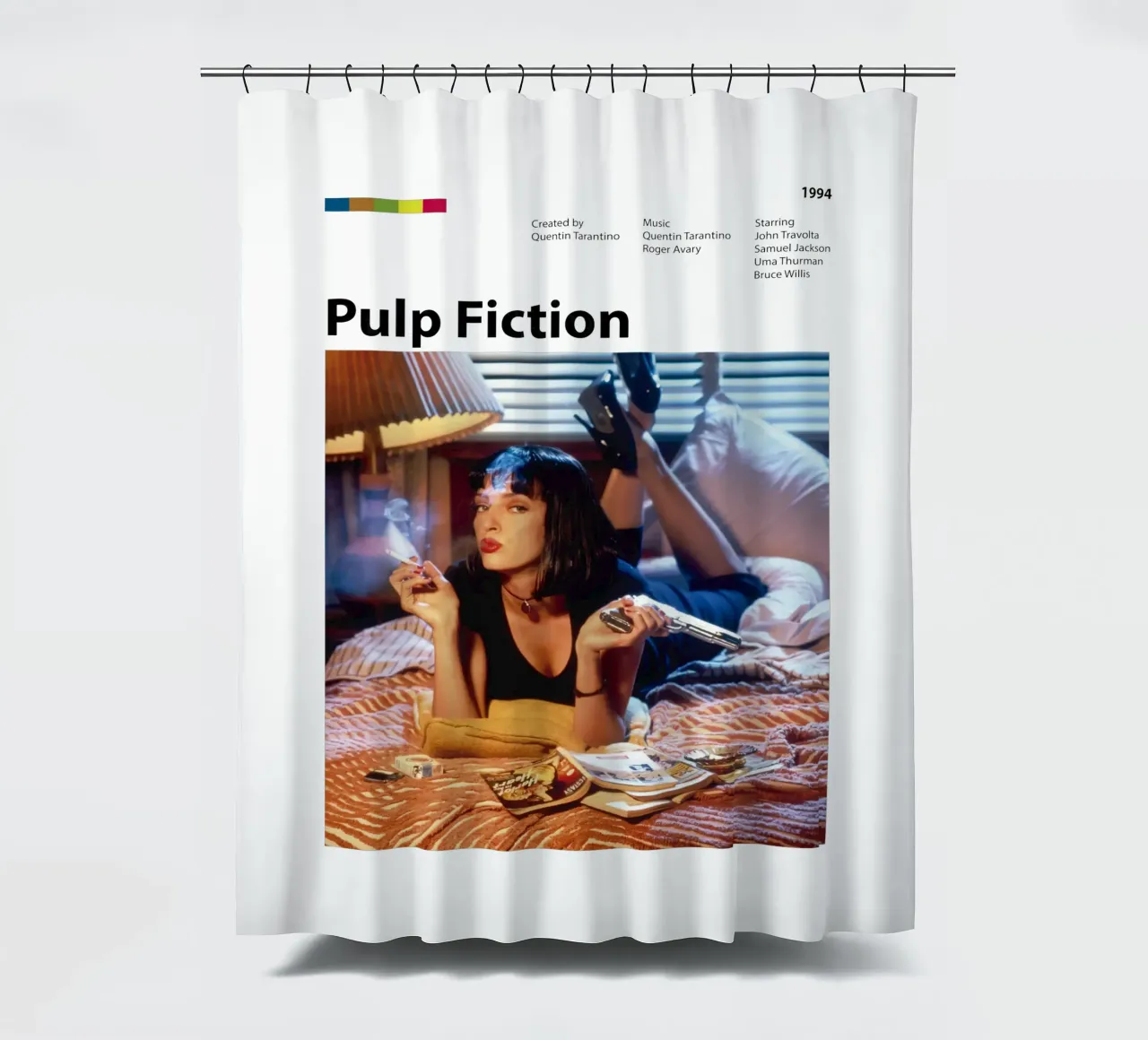 Pulp Fiction tenda da doccia da 🎞 The Movie Wall