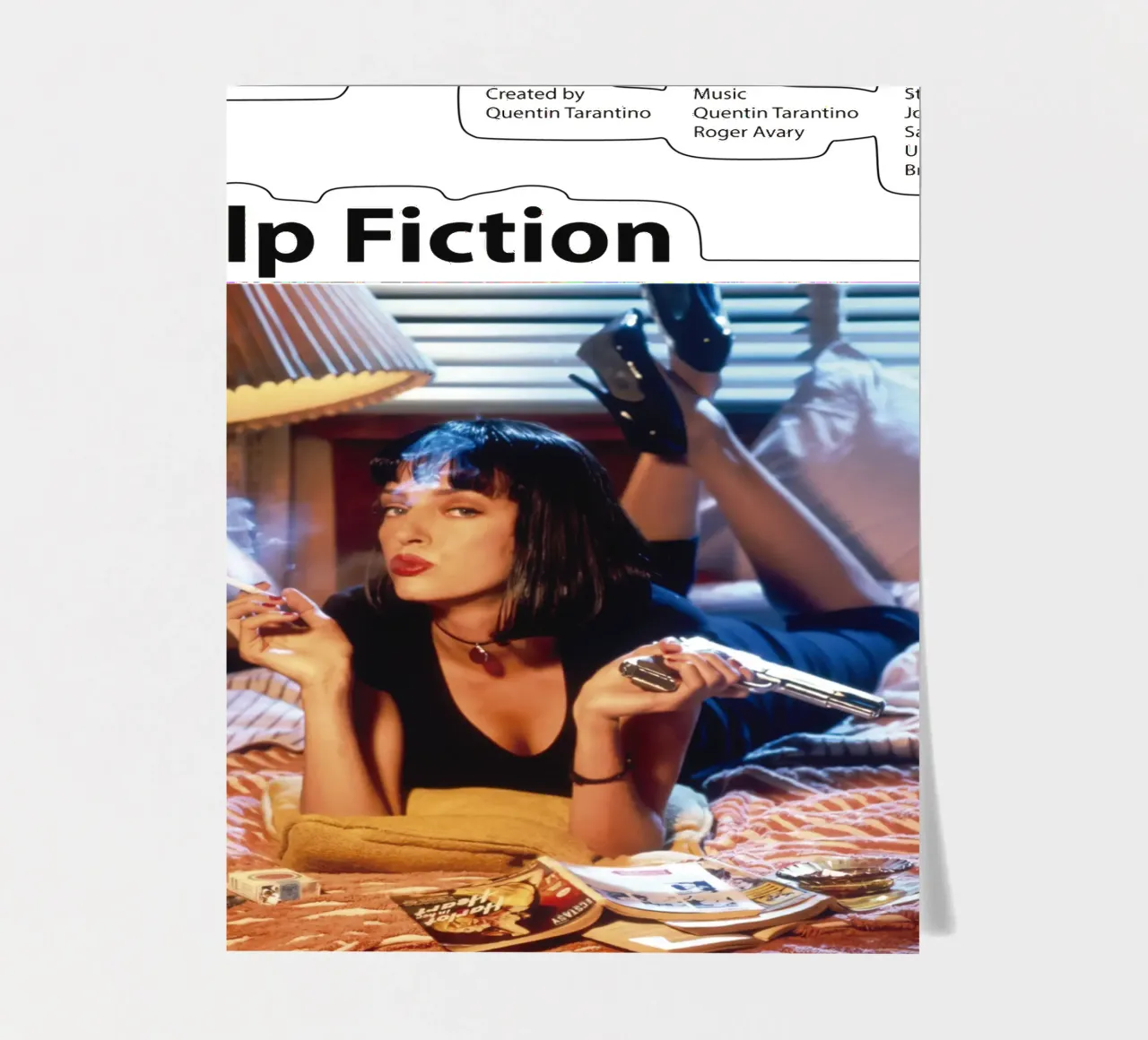 Pulp Fiction sticker sheet by 🎞 The Movie Wall