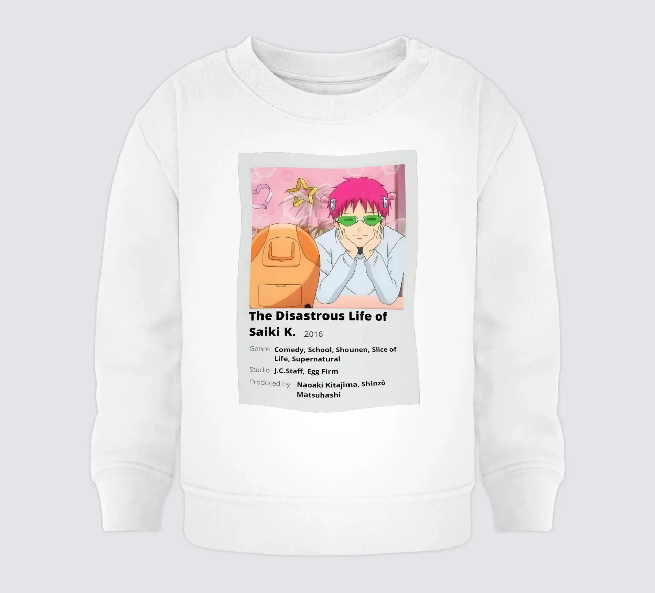 The Disastrous Life of  Saiki K. 2016 felpa neonato da Totoya