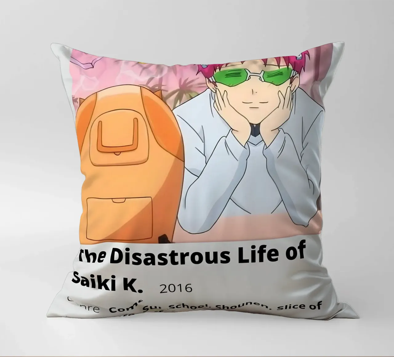The Disastrous Life of  Saiki K. 2016 cuscino da Totoya