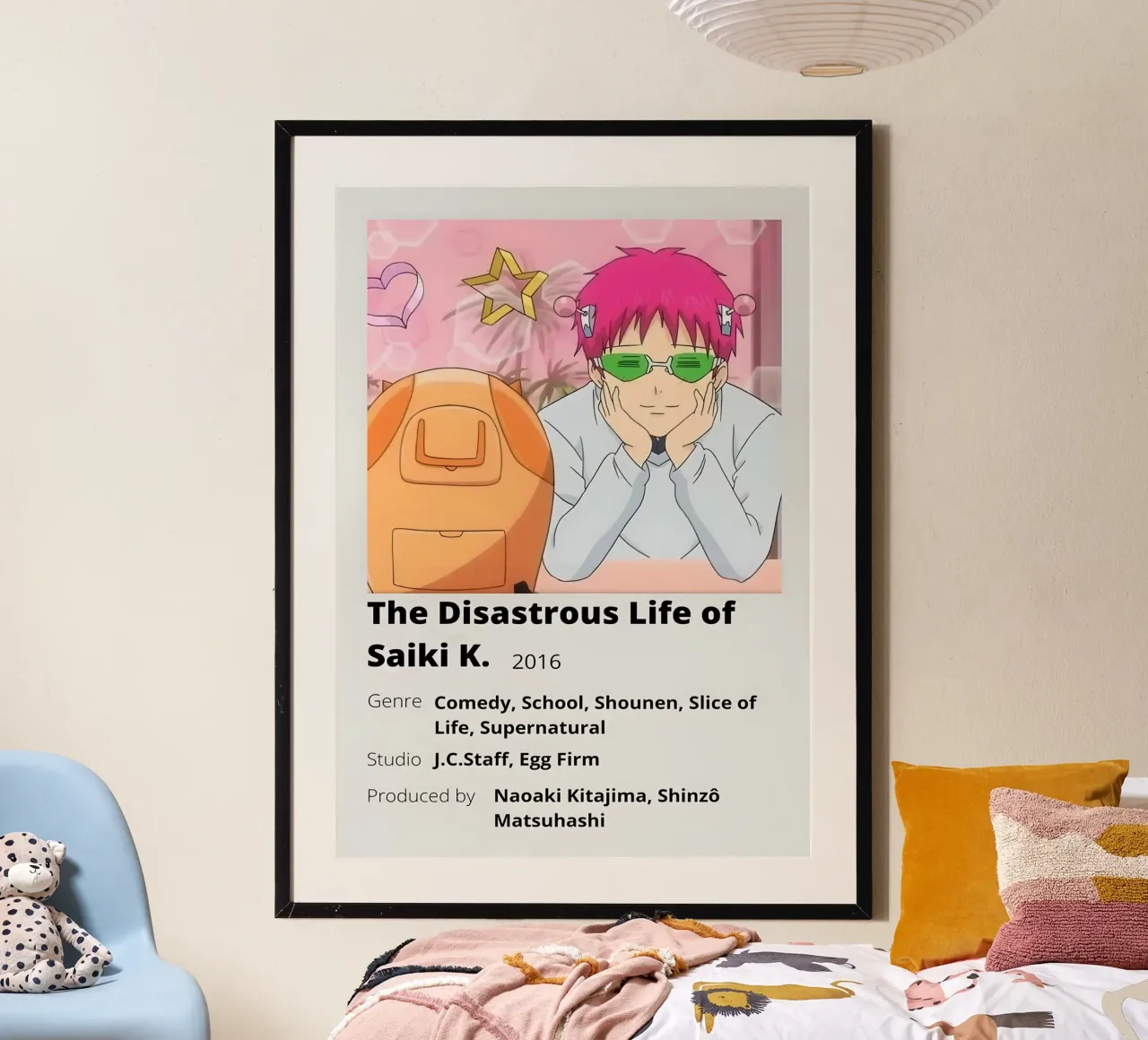 The Disastrous Life of  Saiki K. 2016 carta hahnemühle da Totoya