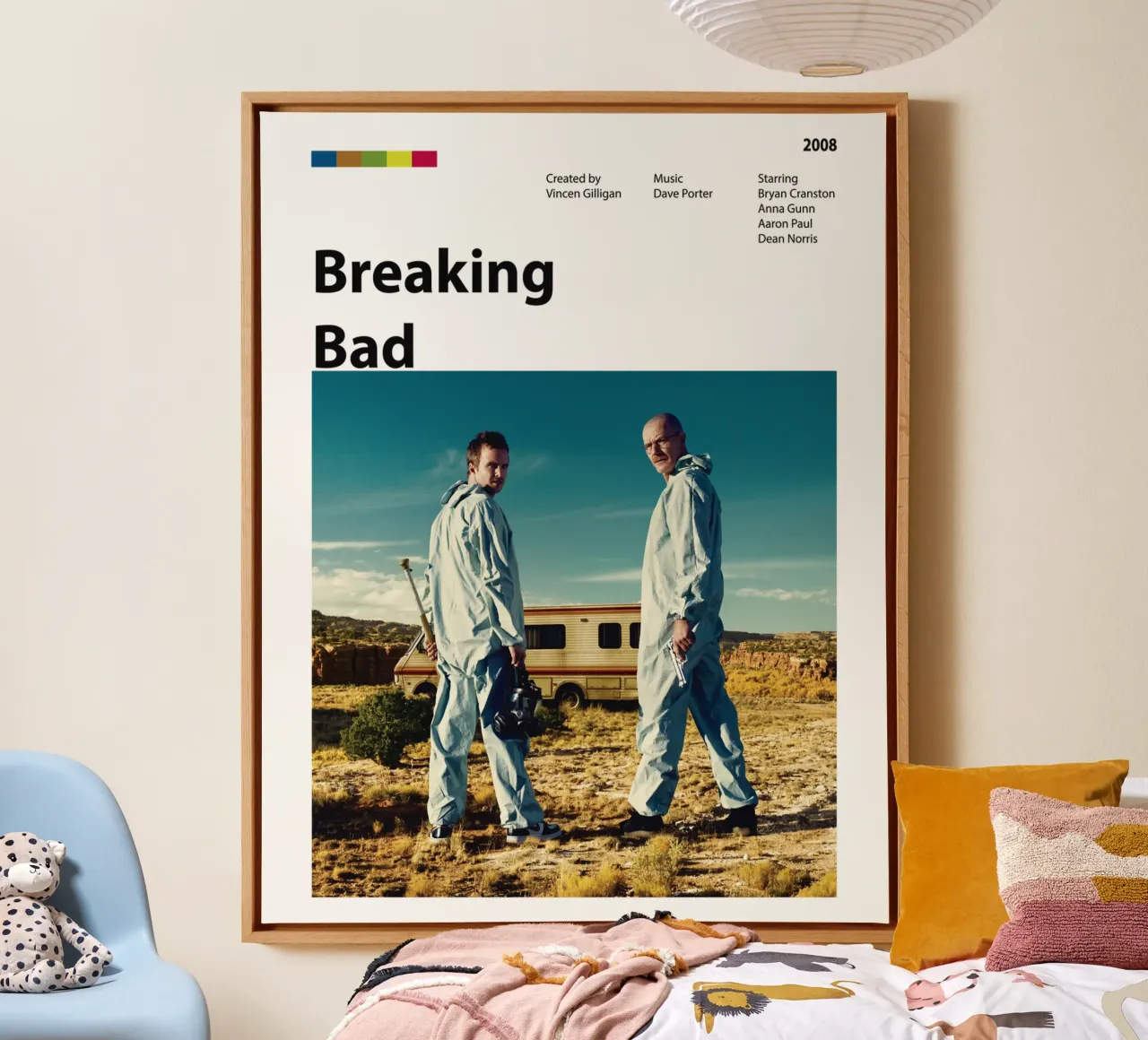 Breaking Bad tela con Cornice a cassetta da 🎞 The Movie Wall