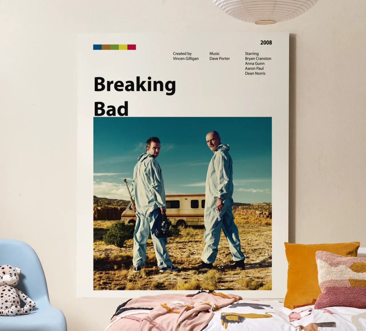 Breaking Bad tela con Cornice a cassetta da 🎞 The Movie Wall