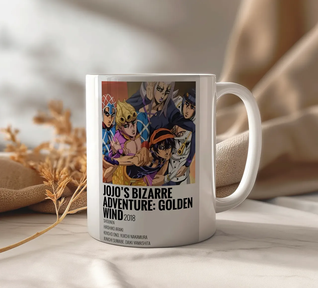 JOJO'S BIZARRE ADVENTURE GOLDEN WIND 2018 tazza in ceramica da Totoya