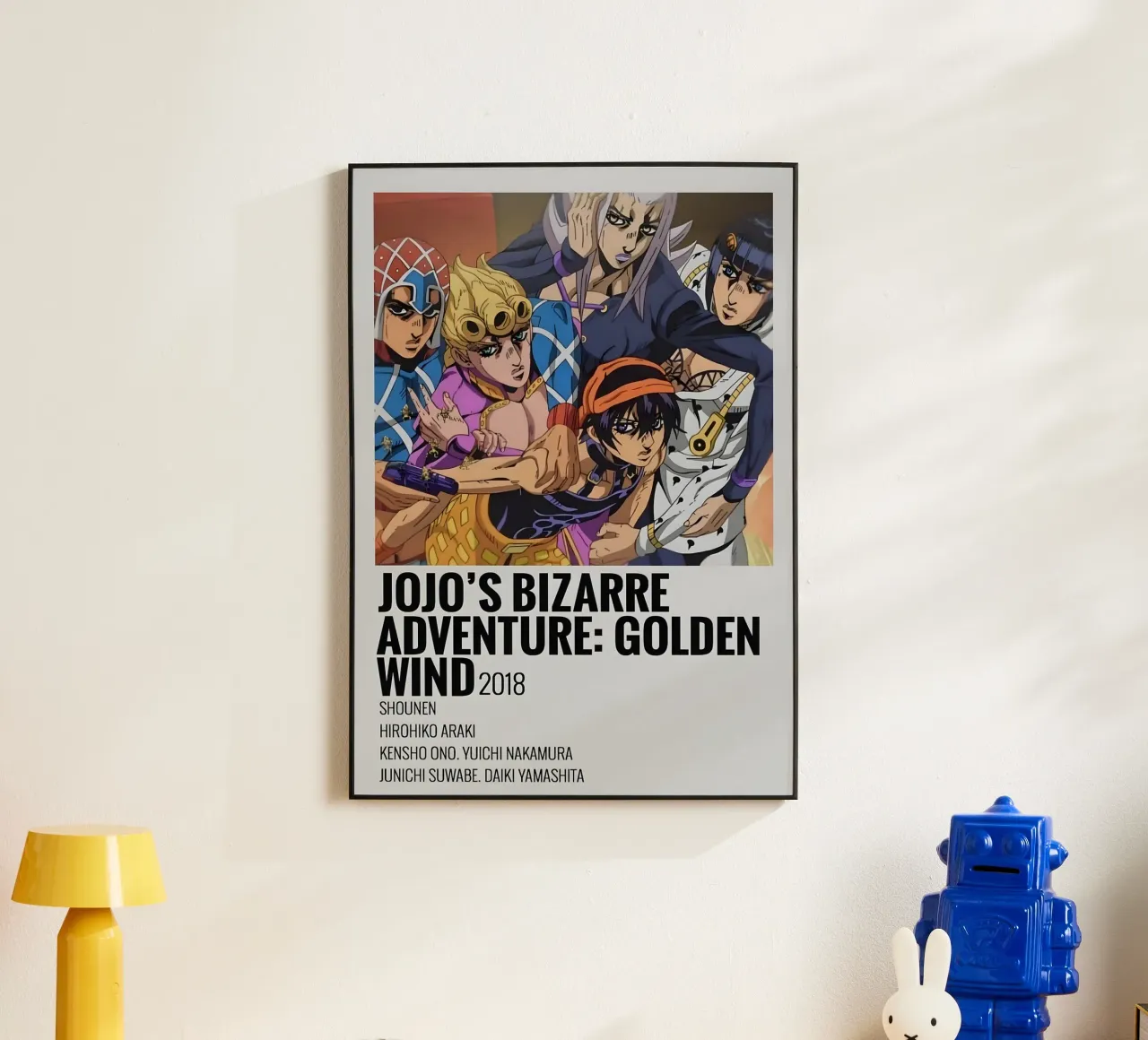 JOJO'S BIZARRE ADVENTURE GOLDEN WIND 2018 alluminio dibond da Totoya