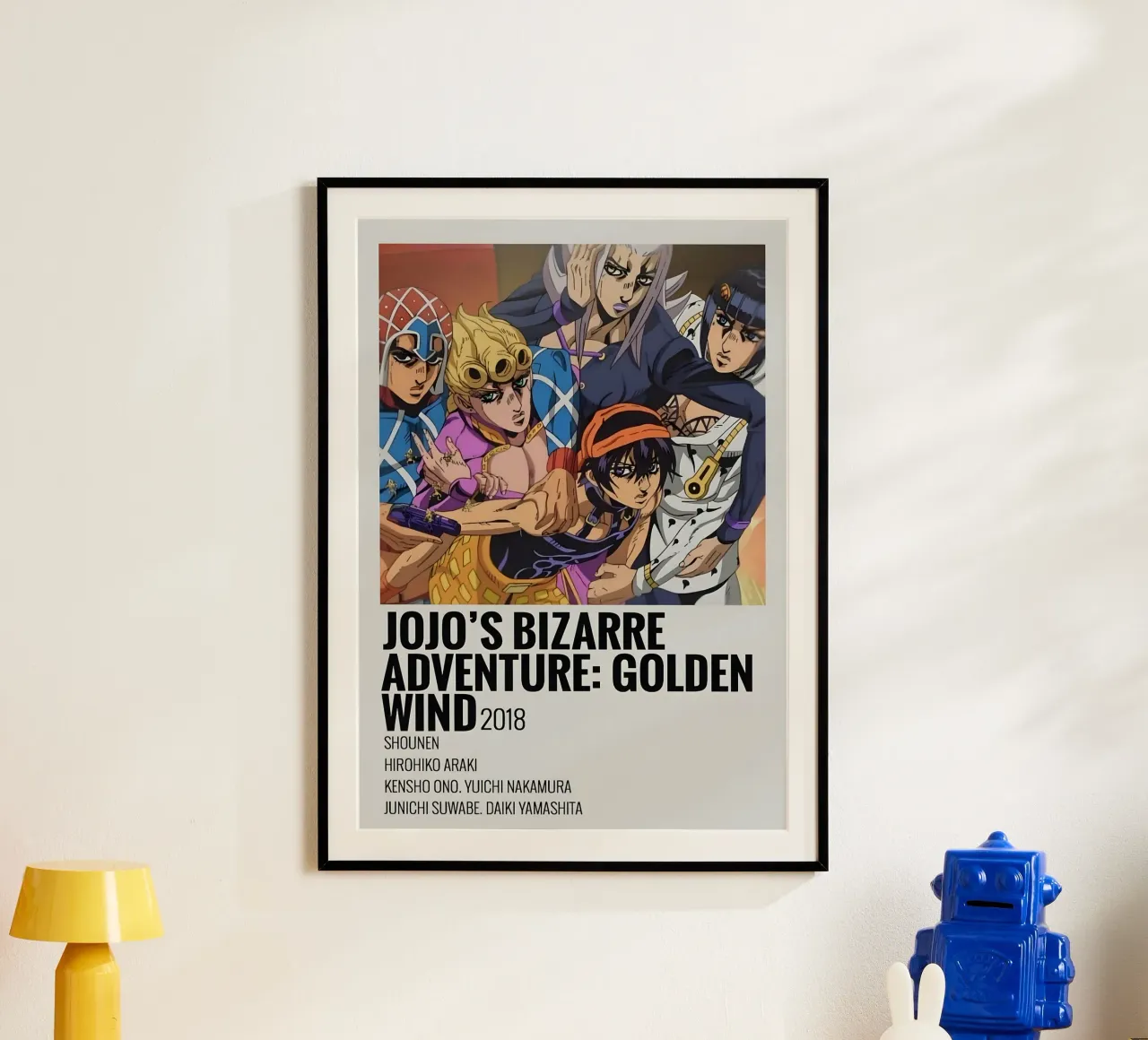 JOJO'S BIZARRE ADVENTURE GOLDEN WIND 2018 poster da Totoya