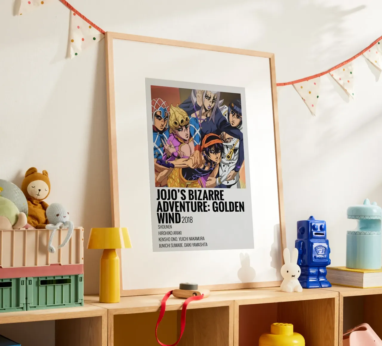 JOJO'S BIZARRE ADVENTURE GOLDEN WIND 2018 poster da Totoya