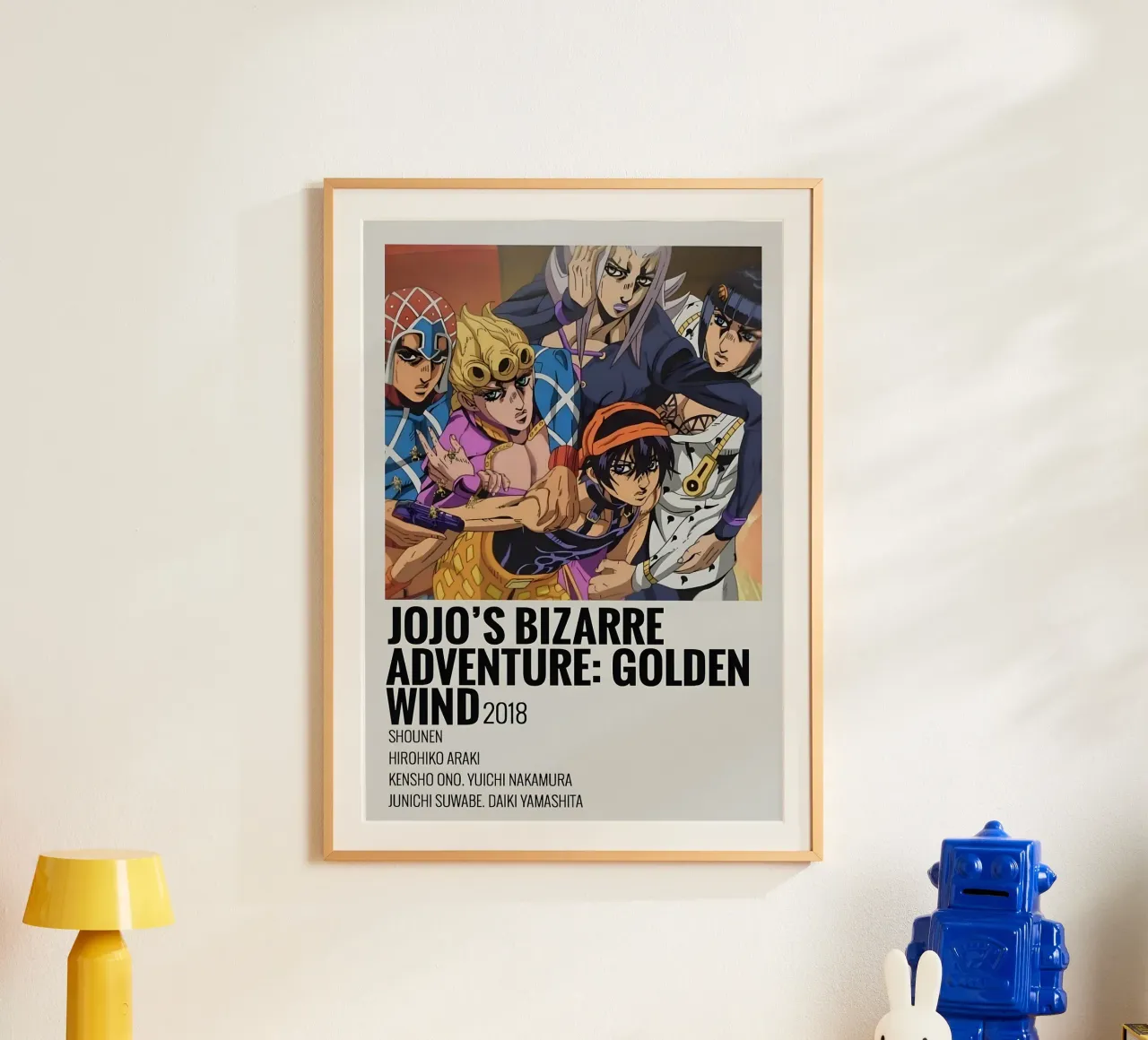 JOJO'S BIZARRE ADVENTURE GOLDEN WIND 2018 poster da Totoya