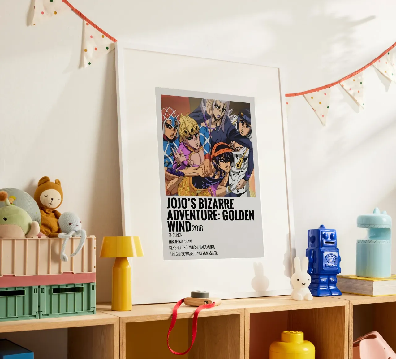 JOJO'S BIZARRE ADVENTURE GOLDEN WIND 2018 poster da Totoya