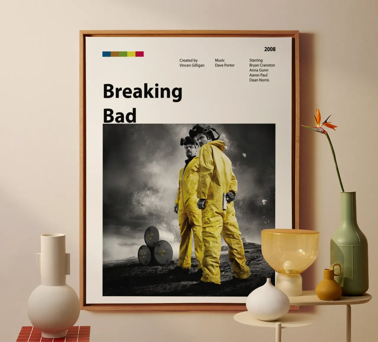 Breaking Bad tela con Cornice a cassetta da 🎞 The Movie Wall