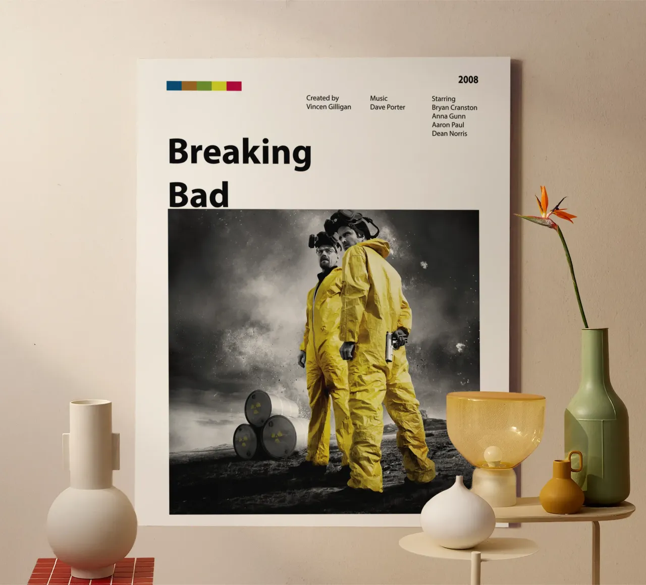 Breaking Bad tela con Cornice a cassetta da 🎞 The Movie Wall