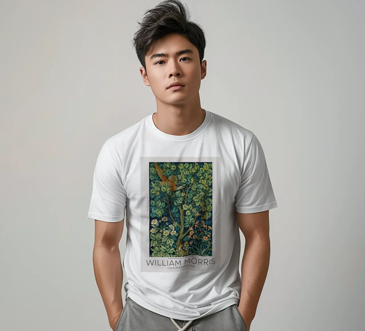Fagiano William Morris 1916 t-shirt da Kunzeworld