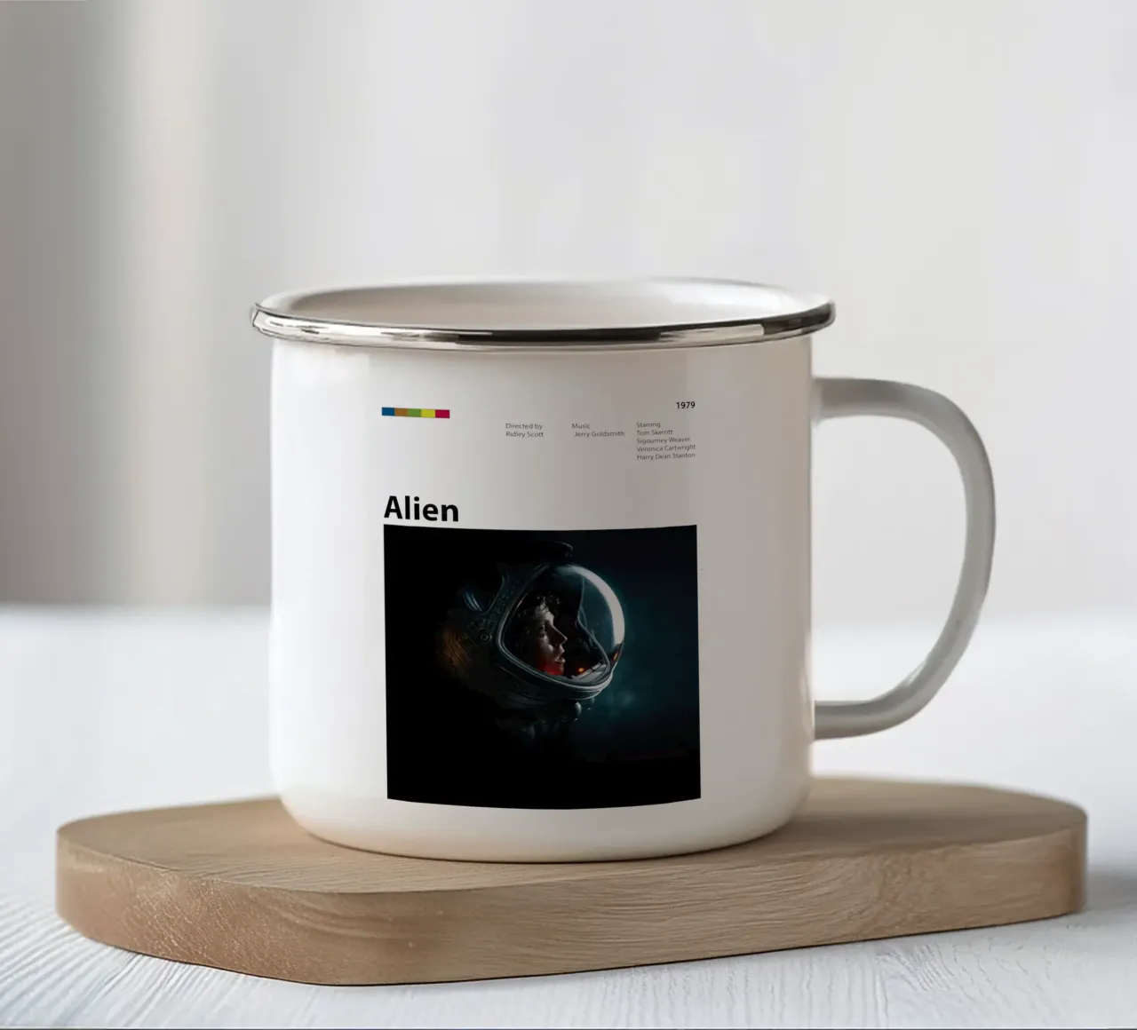 Alieno tazza in smalto da 🎞 The Movie Wall