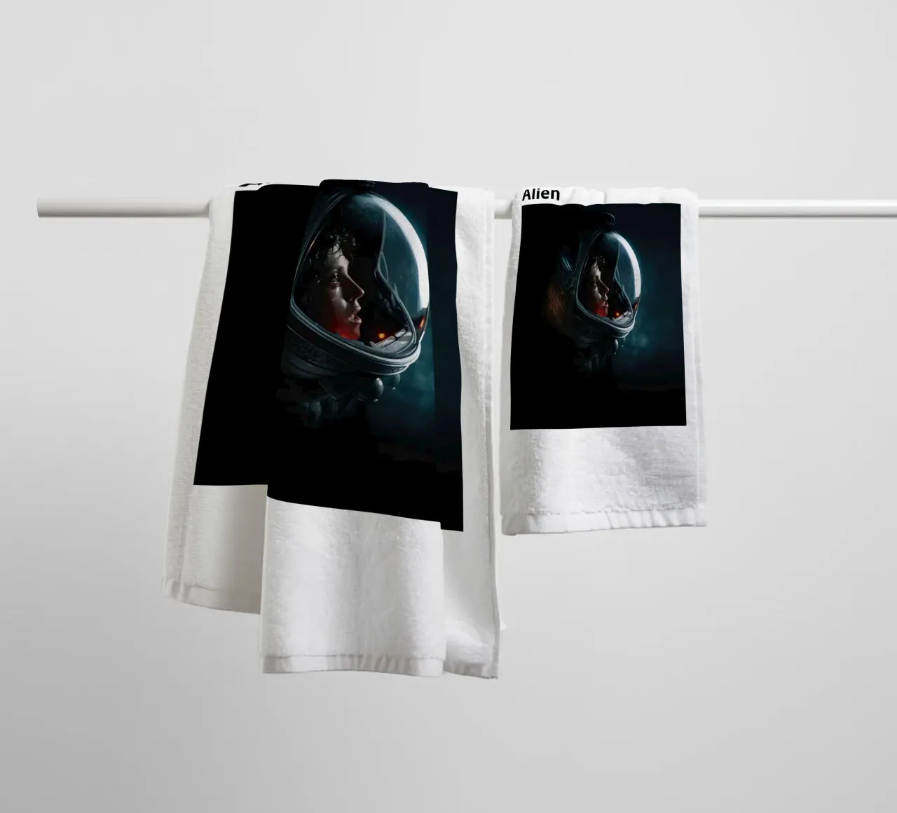Alien towel by 🎞 The Movie Wall