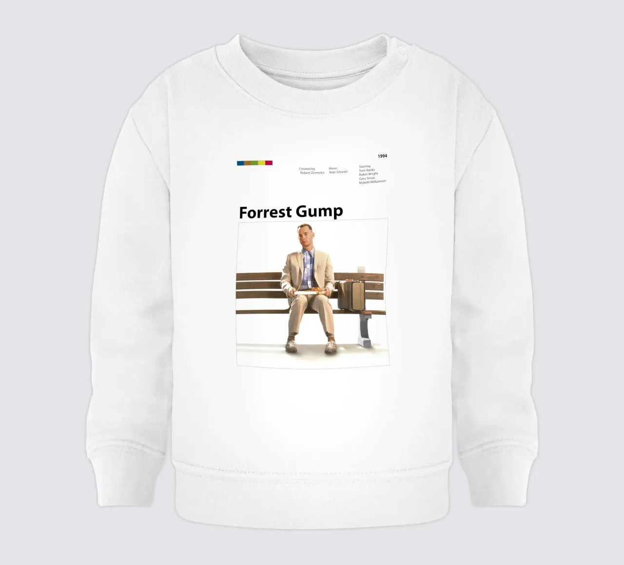 Forrest Gump felpa neonato da The Movie Wall