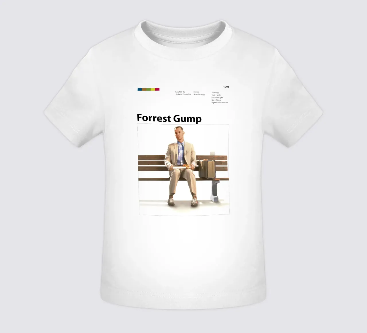Forrest Gump maglietta neonato da The Movie Wall