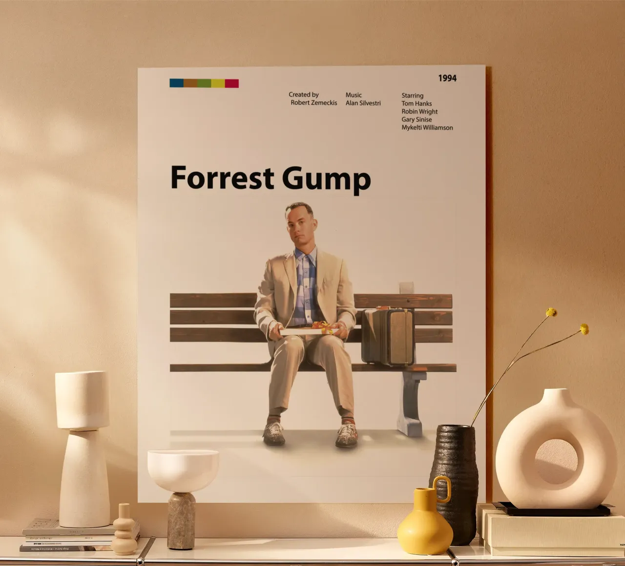 Forrest Gump plexiglass da The Movie Wall