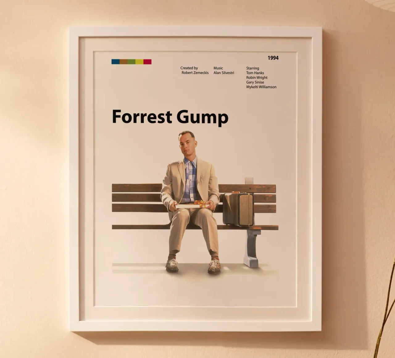 Forrest Gump carta hahnemühle da The Movie Wall