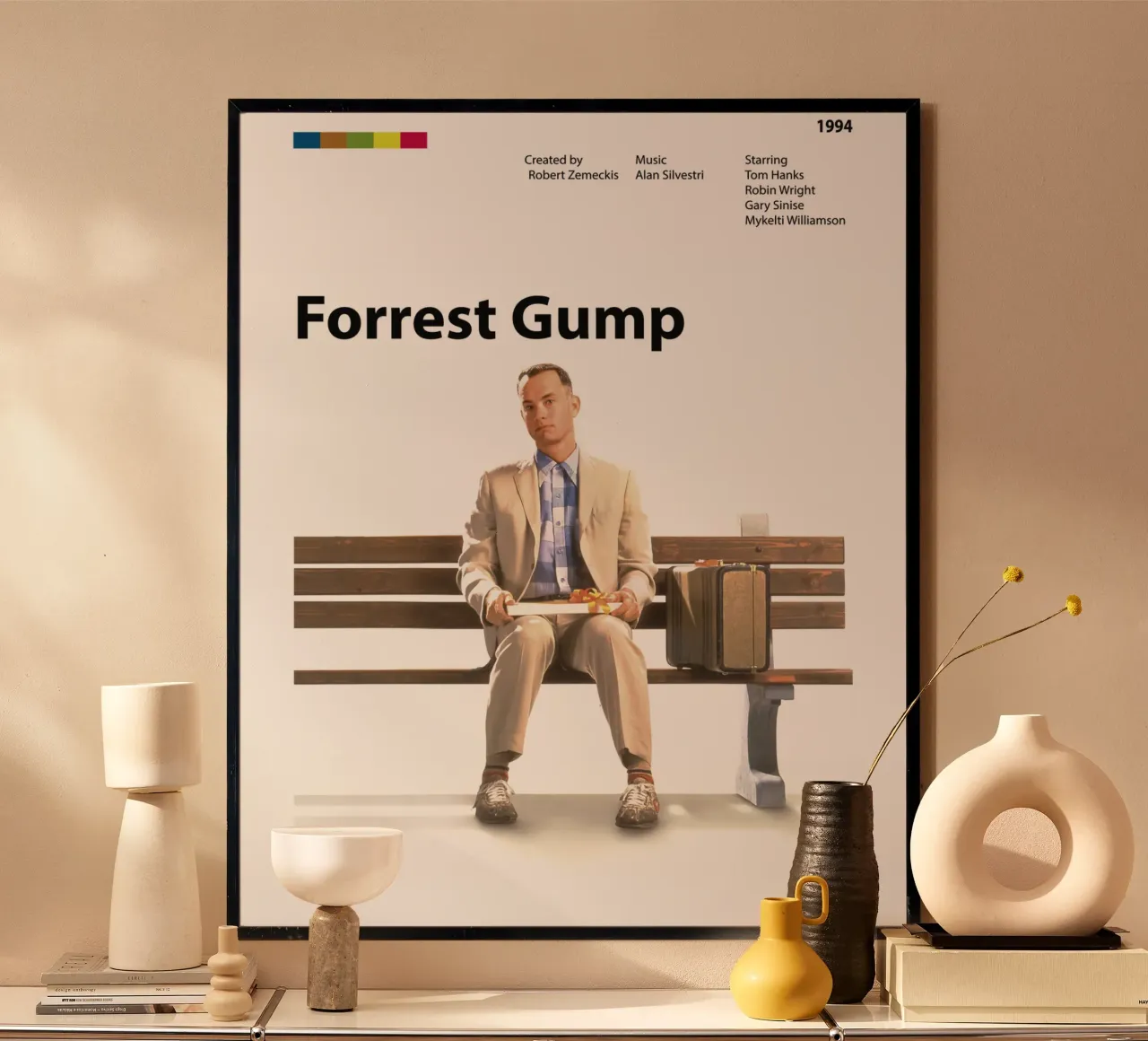 Forrest Gump carta hahnemühle da The Movie Wall