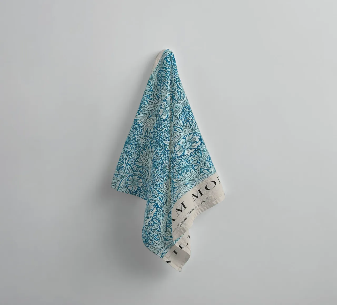 William Morris Goudsbloempatroon 1875 badhanddoek van Kunzeworld