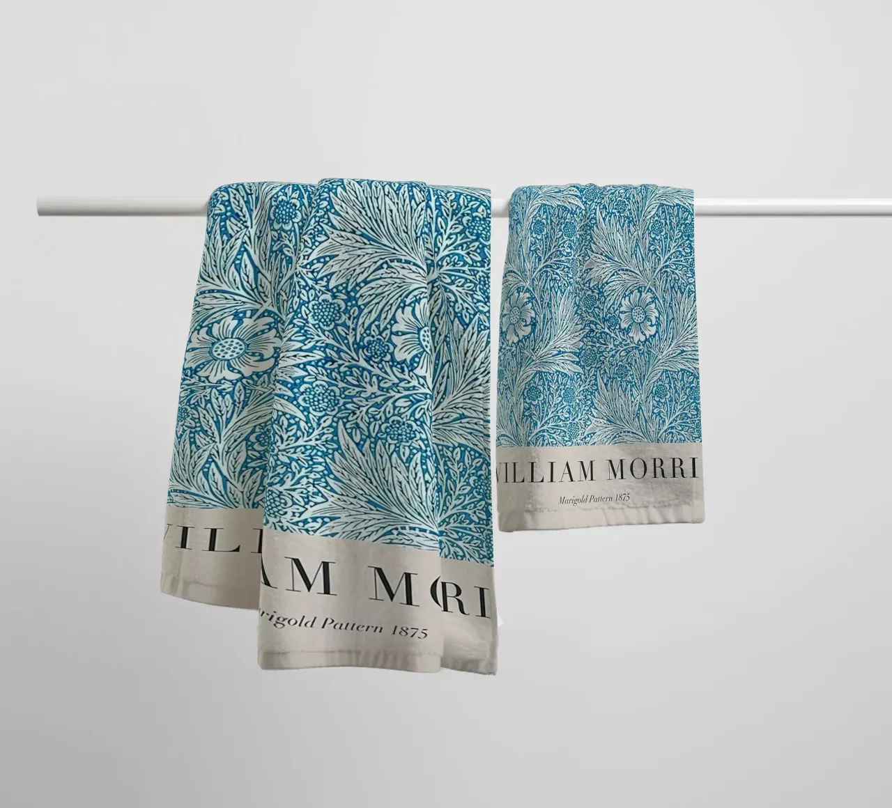 William Morris Goudsbloempatroon 1875 badhanddoek van Kunzeworld