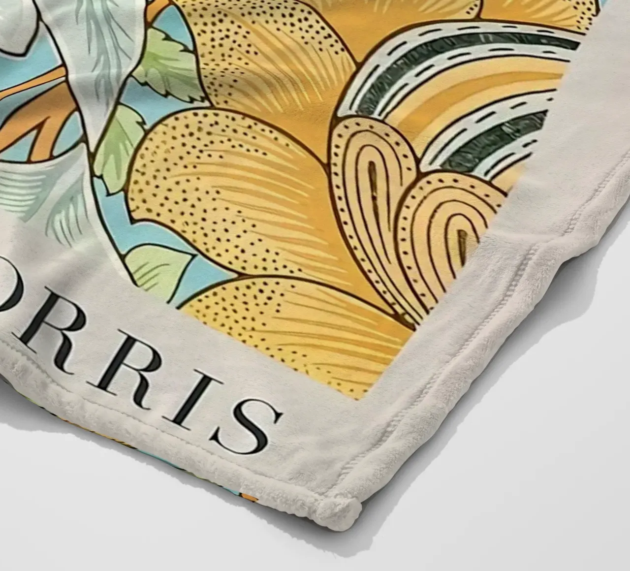 William Morris St. James Pattern 1881 fleece blanket by Kunzeworld