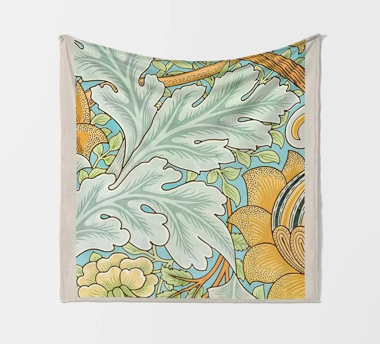William Morris St. James Pattern 1881 fleece blanket by Kunzeworld